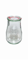 WECK Tulpe 1750ml  sklenená nádoba s kulatým okraj.