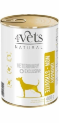 4VETS Natural Urinary No Struvit Dog  - vlhké krmivo pro psy - 400 g