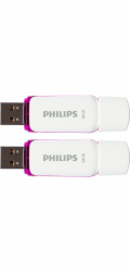 Philips USB 2.0 2-Pack      64GB Snow Edition Magic Purple FM64FD70D/00