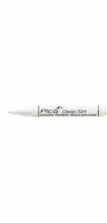 Pica Classic Industrial Paint  Marker, 2-4mm bullet tip, white