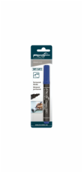 Pica Permanent Marker 1-4mm,  Round Tip blue Retail Packaging
