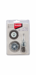 Makita D-66070  3 piece Wire Brush Set Steel