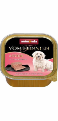 ANIMONDA vom Feinsten Senior Krůtí srdce - mokré krmivo pro psy - 150 g