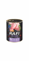 DOLINA NOTECI Rafi with rabbit - vlhké krmivo pro psy - 800g