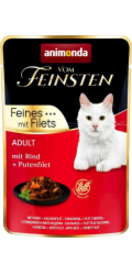 ANIMONDA vom Feinsten Hovězí krůtí filet - mokré krmivo pro kočky - 85 g
