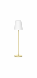 New Garden Lola Slim 120  LED Floor Lamp Brass