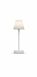 New Garden Lola Slim 30  Battery Table Lamp White