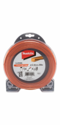 Makita E-01806 struna nylonová 2,4mm, oranžová, 30m, speciální pro aku stroje