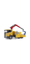 Stavební vozidlo Scania Super 560R s jeřábem a 2 paletami, model vozidla