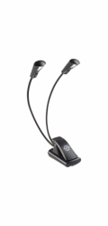 K&amp;M 12243 Music Stand Light  Double LED FlexLight