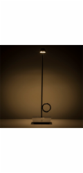 Broggi Lampada Bugia  chromed  rechargeable