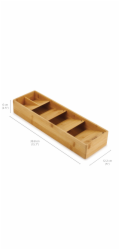 Joseph Joseph DrawerStore Bamboo  Compact Cutlery Organiser