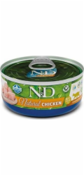 FARMINA N&D Cat Natural Chicken - mokré krmivo pro kočky - 140 g