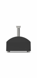 Alfa Forni Futuro 2 Pizze  Hybrid silver black