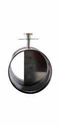 Motýlový ventil Alfa Forni o průměru 180 mm z nerezové oceli