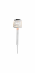 New Garden Gretita Solar Lamp  Garden Spike   4 units  white