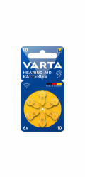 1x6 Varta Hearing Aid Batteries  Type 10             24610101416