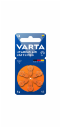 1x6 Varta Hearing Aid Batteries  Type 13             24606101416