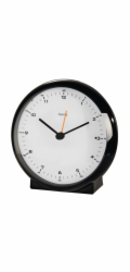 Hama Elegance Pro, budík řízený rádiovým signálem, tichý chod, černý