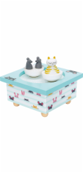 Trousselier Music Box Dancing  Cat &amp; Mouse