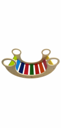 Houpačka 2Kids Toys Montessori duhová 