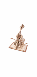 Hračka Robotime dřevěné mechanické puzzle Kouzelné violoncello (elektrický pohon)