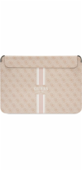 Guess PU 4G Printed Stripes Computer Sleeve 13/14" růžový Guess PU 4G Printed Stripes Computer Sleeve je perfektní obal pro notebook s úhlopříčkou displeje až do 13/14"