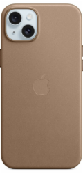 Apple z tkaniny FineWoven s MagSafe na iPhone 15 Plus, kouřová MT473ZM/A iPhone 15+ FineWoven Case with MS - Taupe