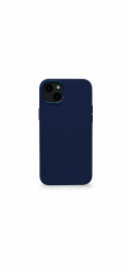 Decoded AntiMicrobial Silicone  Backcover iP 14 Plus Navy Peony