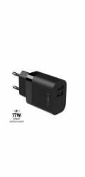 Fixed nabíječka 2xUSB 17W FIXC17N-2U-BK