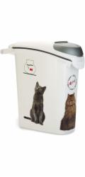 CURVER Kontejner na krmivo Vzor kočky 23l/10kg