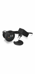 IB-HUB1407 3portová stolní nabíječka, 2x USB-A, 1x USB-C, 60mm otvor
