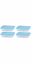 MagicHome Lunchbox, obdélníkový, sada 4 kusů, 1000 ml, 21,5x15,5x5,5 cm