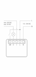 Shelly 1 Mini Gen3 Controller, WiFi/Bluetooth