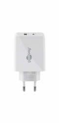 duální rychlá nabíječka goobay USB-C PD 30 wattů
