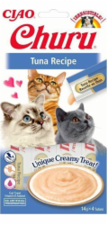 INABA Churu Tuna Recipe - pamlsek pro kočky - 4x14 g