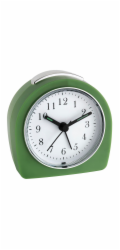 TFA 60.1021.04 green  Quartz Clock analogue display