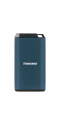 Transcend ESD410C 4TB, USB 20Gbps Type C, Externí odolný SSD disk (3D NAND flash), 2000MB/R, 2000MB/W, modrý