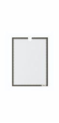 1x5 Durable Document Holder  DIN A4 self-adhesive grey 400657
