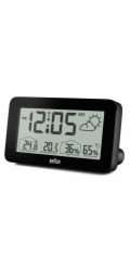 Braun BC 13 BP DCF  Radio Weather Station black
