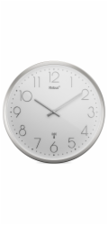 Mebus 19776 radio wall clock  Silver/white