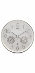 Mebus 12989 radio wall clock  with Thermo-Hygrometer