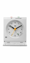 Braun BC 05 W Quartz skládací budík bílý