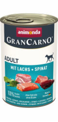 ANIMONDA Grancarno Adult s lososem a špenátem - mokré krmivo pro psy - 400 g