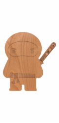 OTOTO Ninja Board  Cutting Board &amp; Knife