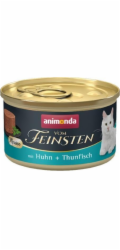 ANIMONDA Vom Feinsten Mousse Chicken and Tuna - mokré krmivo pro kočky - 85 g