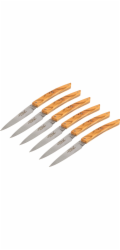 Laguiole Jean Dubost Knife Set  6 pcs., olive wood