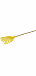 Lena Zahradní hrábě na listí s dřevěnou rukojetí