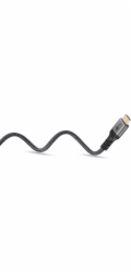 Goobay Vysokorychlostní HDMI kabel Plus s Ethernetem, 4K @ 60Hz (šedý, 2 metry)