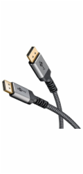 Goobay Kabel Plus DisplayPort 1.4, 8K @ 60Hz (šedý, 1 metr)